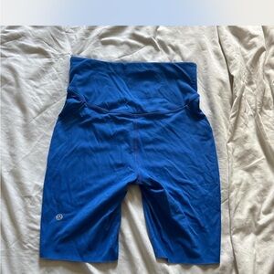 lululemon athletica Vibrant Blue Bike Shorts